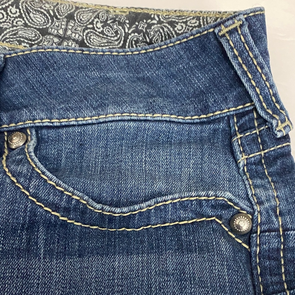 Ariat Real Riding 34L Boot Cut Spitfire WMS Denim  Jeans in Classic Blue $98 - Picture 13 of 17
